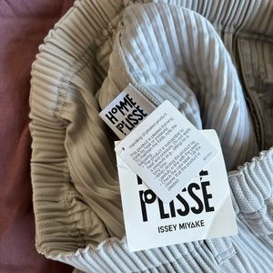 Homme Plissé Issey Miyake Basics Pleated Straight Leg Pants